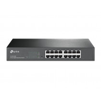 TP-Link TL-SG1016DE Gestito L2 Gigabit Ethernet (10/100/1000) 1U Nero