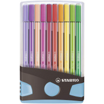 STABILO Pen 68 marcatore Medio Multicolore 20 pz