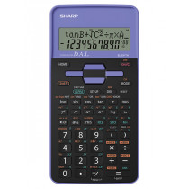 Sharp EL-531TH calcolatrice Tasca Calcolatrice scientifica Nero, Viola