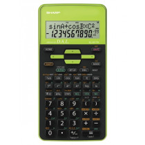 Sharp EL-531TH calcolatrice Tasca Calcolatrice scientifica Nero, Verde