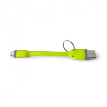Celly USBMICROKEYGN cavo USB 0,12 m USB 2.0 USB A Micro-USB B Verde