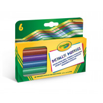 Crayola 58-8828 marcatore Metallico, Multicolore 6 pz