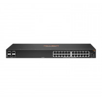 Aruba 6100 24G 4SFP+ Gestito L3 Gigabit Ethernet (10/100/1000) 1U Nero
