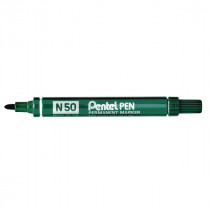 Pentel N 50 marcatore permanente Tipo di punta Verde 12 pz