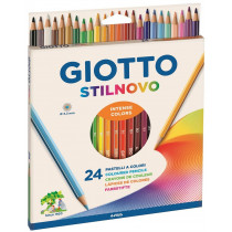 Giotto 8000825256608 pastello colorato Multicolore 24 pz