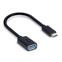 Hamlet XADTC-U2A-MF02 cavo USB 0,2 m USB 3.2 Gen 1 (3.1 Gen 1) USB A USB C Nero
