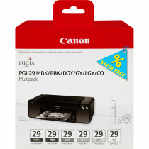 Canon 4868B018 cartuccia d'inchiostro Originale Nero, Grigio scuro, Grigio, Grigio chiaro, Nero opaco, Nero per foto