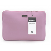 Nilox NXF1405 borsa per laptop 35,8 cm (14.1") Custodia a tasca Rosa
