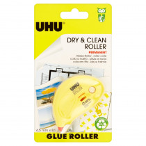 UHU Dry & Clean Roller nastro di correzione 8,5 m Giallo 1 pz