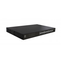 LevelOne GEP-2821 switch di rete Non gestito Gigabit Ethernet (10/100/1000) Supporto Power over Ethernet (PoE) 1U Nero