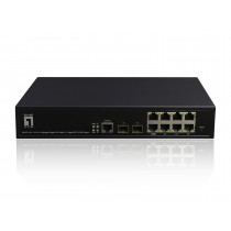LevelOne GEP-1061 switch di rete Gestito L2 Gigabit Ethernet (10/100/1000) Supporto Power over Ethernet (PoE) Nero