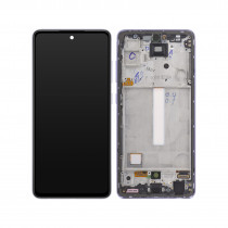 Lcd Samsung Display Ricambio GH82-25524C GH82-25526C GH82-25754C Galaxy A52 4G SM-A525 5G SM-A526 Viola Originale Service Pack