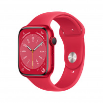 Apple Watch Series 8 GPS 45mm Cassa in Alluminio Red con Cinturino Sport Band Red - Regular