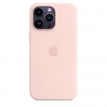 Apple MPTT3ZM/A Custodia Cover MagSafe in Silicone per Iphone 14 Pro Max A2894 Rosa Creta