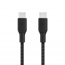 Belkin Cavo Intrecciato da USB-C a USB-C 100W 3M Nero