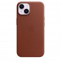 Apple Custodia Cover Case per Iphone 14 in Pelle - Terra d'Ombra