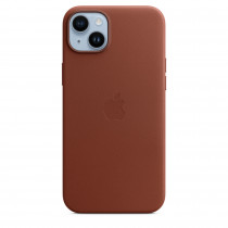 Apple Custodia Cover Case per Iphone 14 Plus in Pelle - Terra d'Ombra