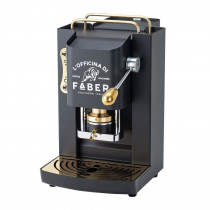 Faber Italia Pro Deluxe PROBLACKBASOTT Macchina da Caffe' a Cialde 44mm Mat Black Ottone Venduto come Grado C 8059513691337