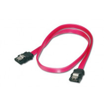 ASSMANN Electronic 2x SATA 7-pin, 0.5 m cavo SATA 0,5 m Nero, Rosso