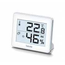 Beurer HM16 Termometro Igrometro Digitale 2 Sensori Batteria Bianco