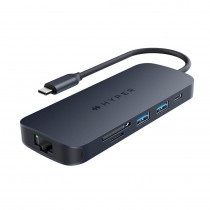 Targus HD4004GL Hub di Porte e Docking Station per Laptop Notebook USB tipo-C Blu
