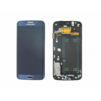 Ricambio Lcd Display Touch Screen Samsung GH97-17162A GH97-17317A GH97-17334A per Galaxy S6 Edge SM-G925 Nero Originale Service Pack