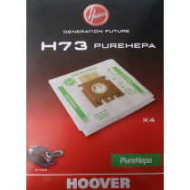 Hoover H73 Sacco Sacchetto Ricambio per Aspirapolvere Cotone Bianco