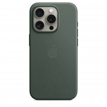 Apple Custodia Cover Case MagSafe in Tessuto Finewoven per Iphone 15 Pro A2848 Sempreverde