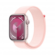 Smartwatch Apple Watch Series 9 GPS Cassa 45mm in Alluminio Rosa con Cinturino Sport Loop Rosa Confetto