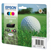 Epson Golf ball Multipack 4 Colours 34 DURABrite Ultra Ink