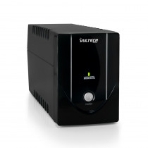 Vultech UPS1200VA-LITE Gruppo di Continuita' UPS a Linea Interattiva 1,2 kVA 600 W 2 Prese AC Nero