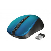 Trust Mydo Mouse Ambidestro RF Wireless Ottico 1800 DPI Nero Blu
