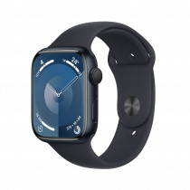 Smartwatch Apple Watch Series 9 GPS Cassa 45mm in Alluminio Mezzanotte con Cinturino Sport M/L Mezzanotte