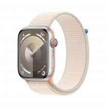 Smartwatch Apple Watch Series 9 GPS + Cellular Cassa 45mm in Alluminio Galassia con Cinturino Sport Loop Galassia