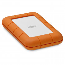 LaCie Rugged Secure disco rigido esterno 2000 GB Arancione, Bianco
