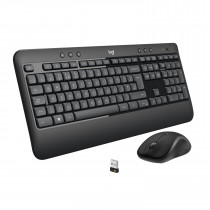 Logitech Advanced MK540 Tastiera Mouse Incluso Usb Qwerty Us International Bianco Nero