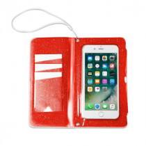 Celly SPLASHWALL18OR Custodia Impermeabile Borsellino per Smartphone Universale Rosso