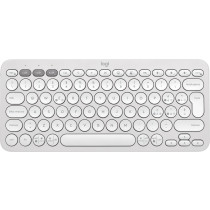 Logitech Pebble Keys 2 K380s Tastiera RF Senza Fili Bluetooth QWERTY Italiano Bianco