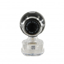 Webcam Xtreme 33856 Videocamera per PC 2 MP USB 2.0 Nero Trasparente