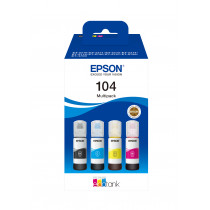Epson 104 EcoTank 4 Colour Originale Multipack Nero Ciano Magenta Giallo