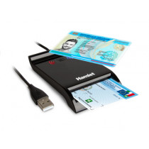 Hamlet HUSCR-NFC Lettore 2 in 1 Combinato NFC per Carta Identita' Elettronica CIE 3.0 e Lettore Smart Card