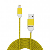 Celly PT-LCS001-5Y Cavo Dati per cellulare 1,5 Metri USB-A Lightning Giallo
