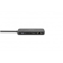 Kensington Docking Station SD1650P USB-C 4K singola, portatile, con alimentazione pass through 100 W