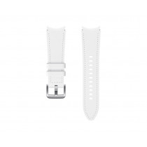 Cinturino Hybrid Leather Samsung ET-SHR88SWEGEU per Smartwatch Galaxy 4  Classic 4 S M Band Bianco Venduto come Grado B