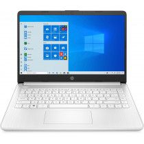 HP 14s-dq0062nl N4020 Computer portatile 35,6 cm (14") HD Intel® Celeron® 4 GB DDR4-SDRAM 128 GB SSD Wi-Fi 5 (802.11ac) Windows 11 Home in S mode Bianco