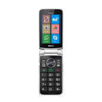 Brondi Boss 4G Telefono Cellulare a Conchiglia Basico Bianco Venduto come Grado C 8015908780017