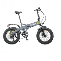 Nilox J4 Plus Bicicletta Elettrica Bike Alluminio 24 kg Litio Bianco Giallo Grigio