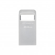 Kingston Technology DataTraveler Micro Pen Drive Chiavetta USB 64 GB 3.2 Gen 1 Argento