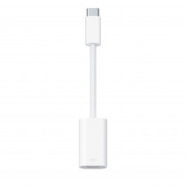 Apple MUQX3ZM/A Adattatore Connettore da USB-C a Lightning Bianco