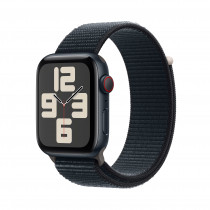 Smartwatch Apple Watch SE GPS + Cellular Cassa 44mm in Alluminio Mezzanotte con Cinturino Sport Loop Mezzanotte